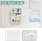 White Wall-Mounted 3-Tier Bathroom Cabinet with Towel Bar - Over Toilet Storage Shelf, Medicine Cabinet for Bathroom, Laundry, Bedroom, Kitchen (7.8"D x 16.9"W x 29.2"H)